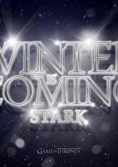 Winter is Coming neon / PLATINA