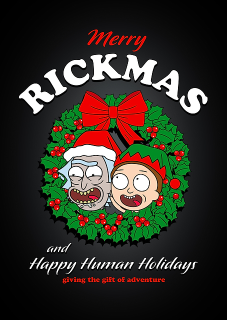 Rickmas Wreath / PLATINA