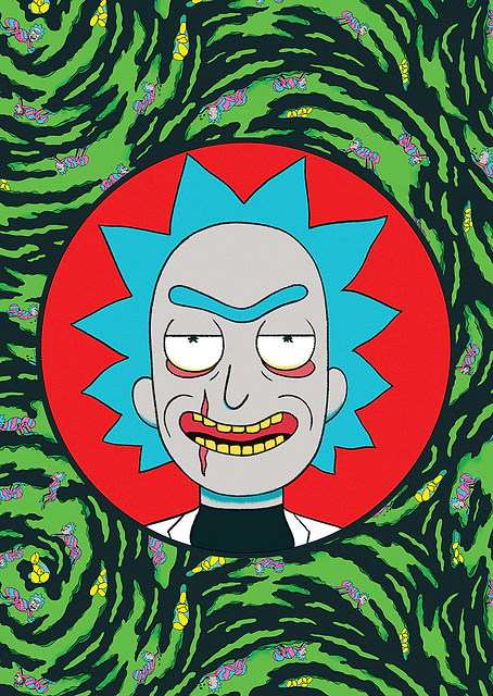 Evil Rick Portrait / PLATINA