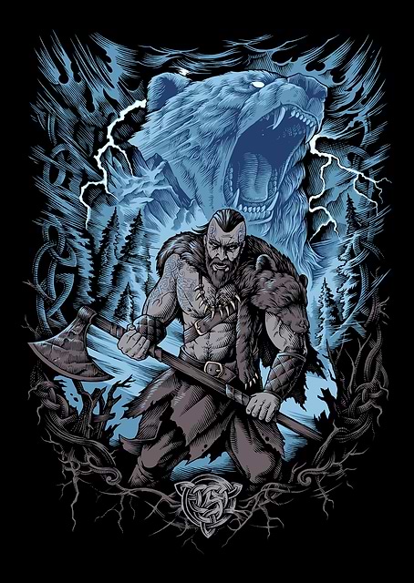 Berserker Viking Warrior / platina