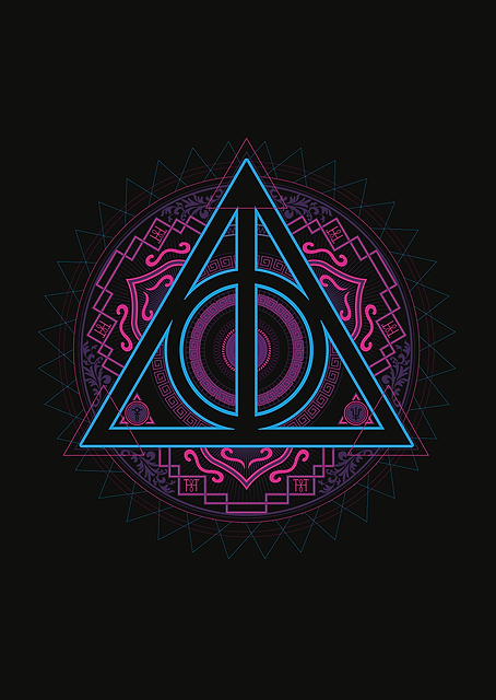 Deathly Hallows Symbol / PLATINA