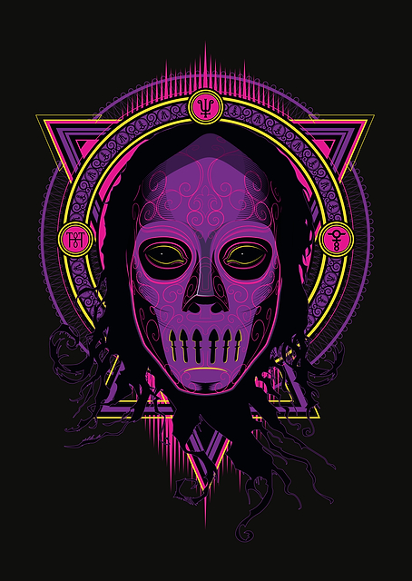 Death Eater Mask Pink / PLATINA
