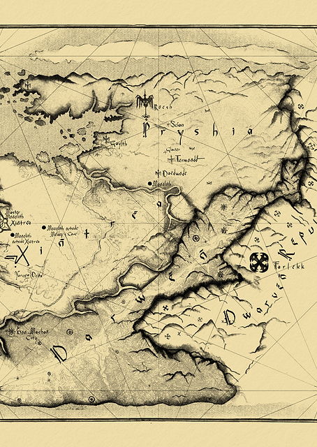 Map Sepia / PLATINA