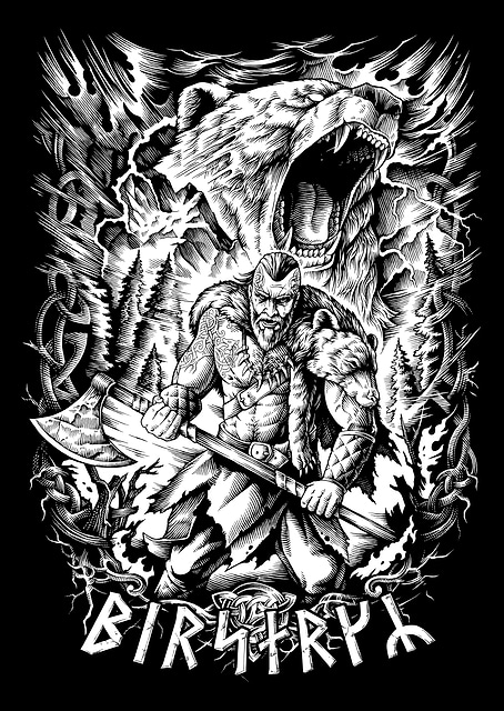 Berserker Pagan Warrior / platina