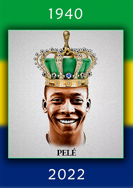Pele footballer / PLATINA