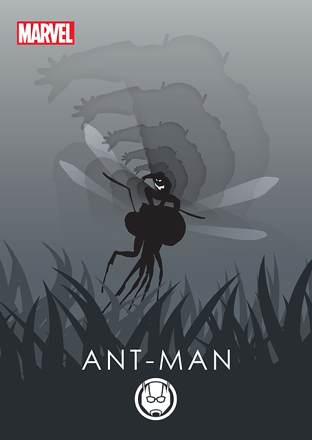 Ant-Man b&w poster / PLATINA