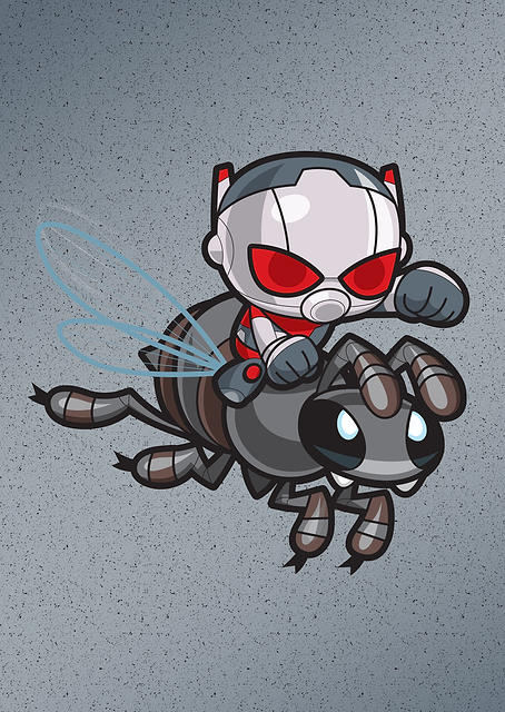 Chibi Ant-Man on the fly / PLATINA