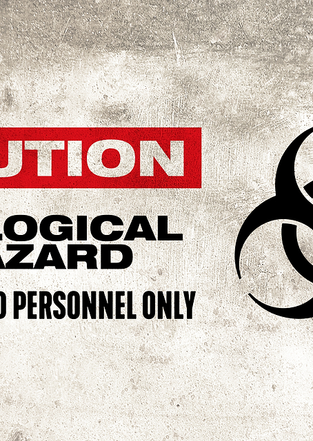 Caution Biological Hazard / PLATINA