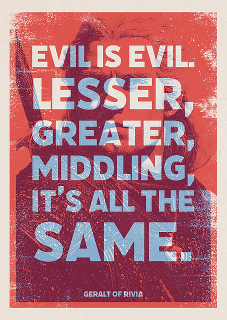 Geralt Quote / PLATINA