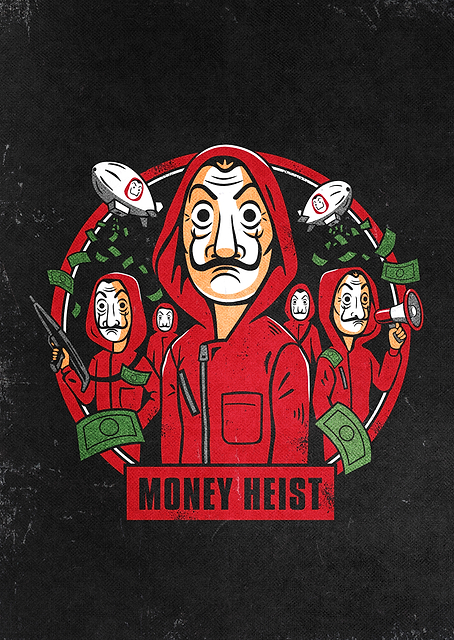 Money Heist Cartoon / PLATINA