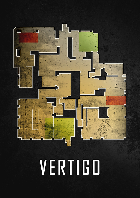 Vertigo Map Black / PLATINA
