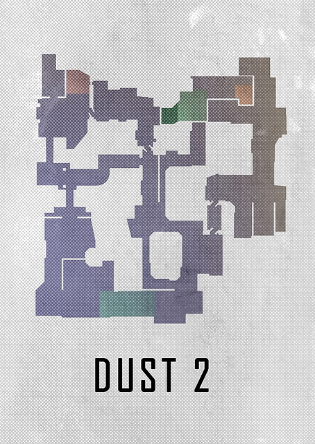 Dust2 Map White / PLATINA