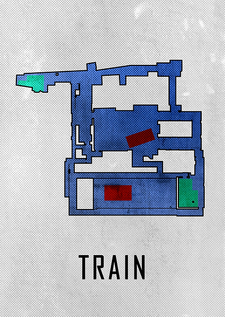 Train White Map / PLATINA