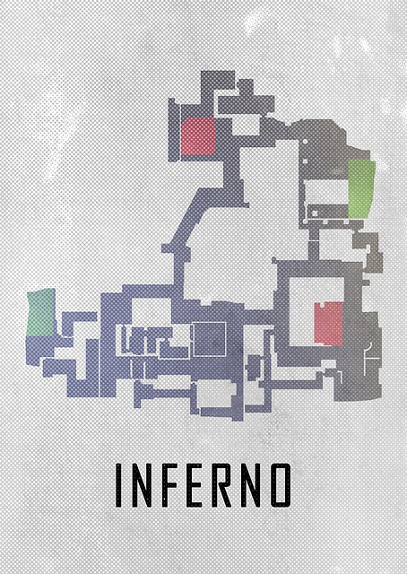 Inferno Map White / PLATINA