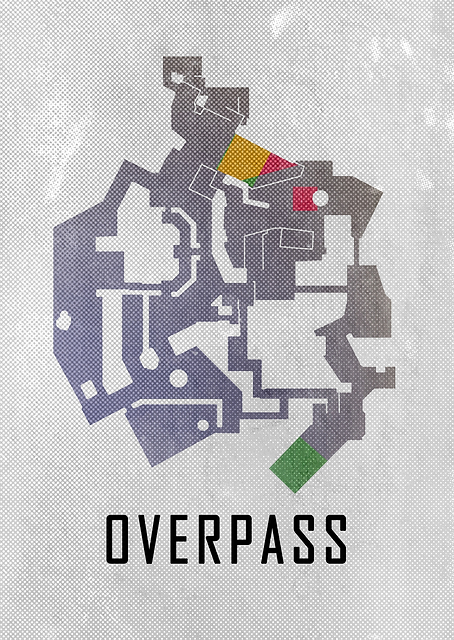 Overpass Map White / PLATINA