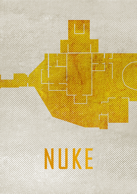 Nuke Map White And Gold / PLATINA