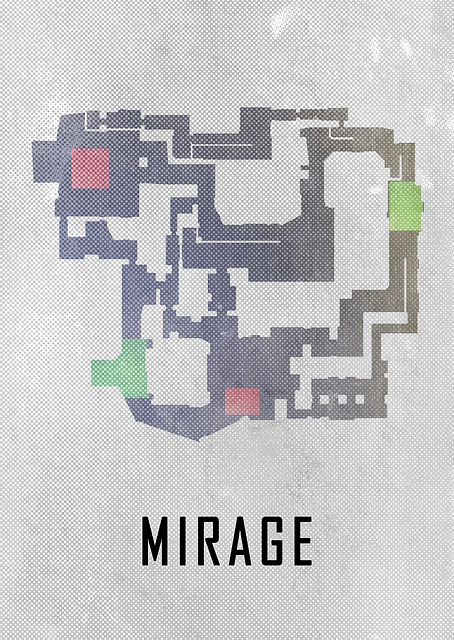 Mirage Map White / PLATINA