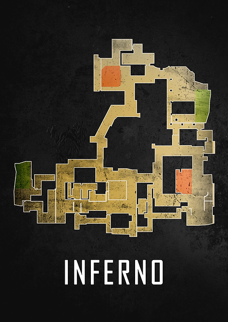 Inferno Map Black / PLATINA