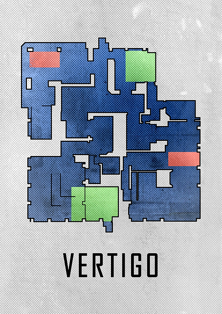 Vertigo White Map / PLATINA
