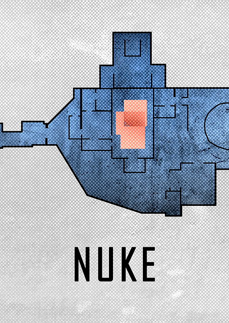 Nuke Map White / PLATINA