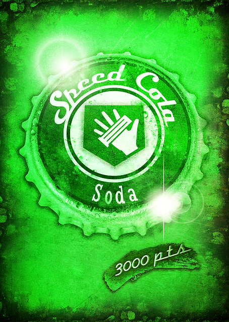 Speed Cola Bottle Cap / PLATINA