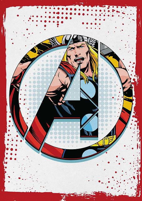 Avengers Logo Thor / platina