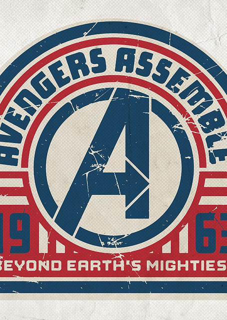 Avengers badge / PLATINA