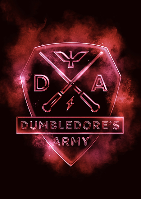 Dumbledore's Army Shield / PLATINA