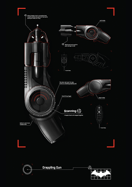 Batman's Grappling Gun / PLATINA