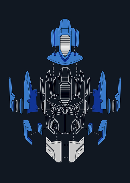 Optimus Prime Mask / PLATINA