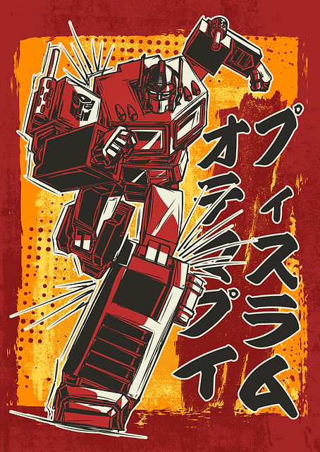 Optimus Prime Manga / PLATINA