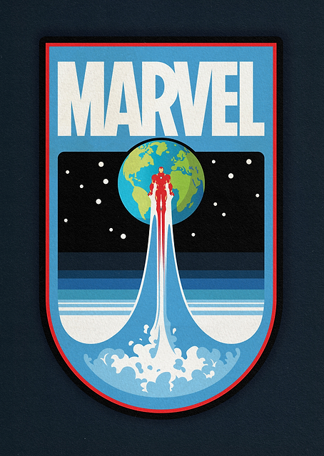 Marvel Logo 32 / PLATINA