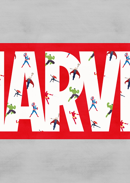 Marvel Logo 3 / PLATINA