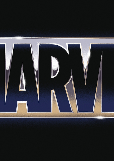 Marvel Logo 10 / PLATINA