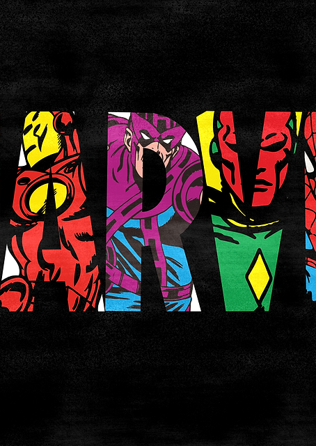 Marvel Logo 5 / PLATINA