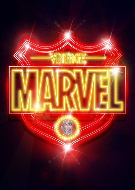 Marvel Vintage neon / PLATINA