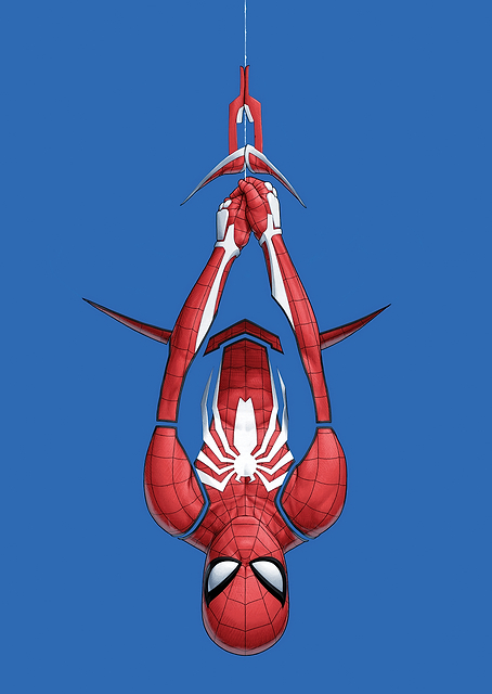 Spider-Man Upside Down / platina
