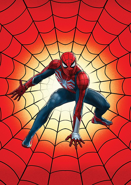 Spider-Man in Web / platina