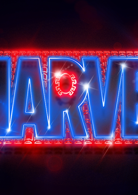 Marvel Spider-Man neon / PLATINA