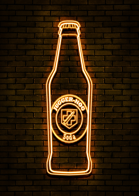 Jugger-Nog Wall Neon / PLATINA