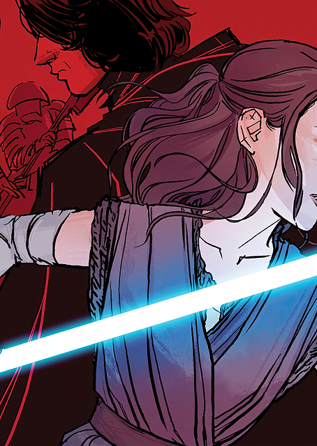 Kylo Ren & Rey / PLATINA