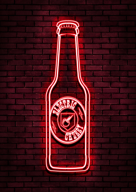 Electric Cherry Wall Neon / PLATINA