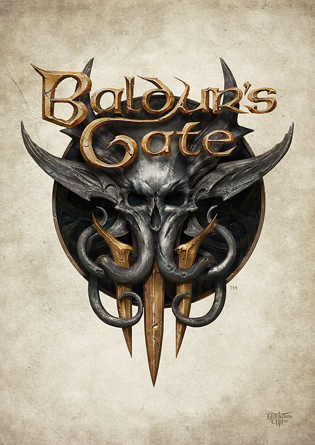 Baldur's Gate 3 Logo / PLATINA