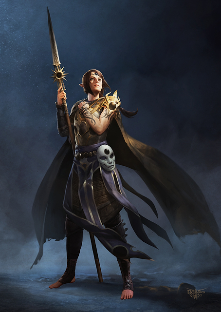 Shadowheart cleric of Shar / PLATINA
