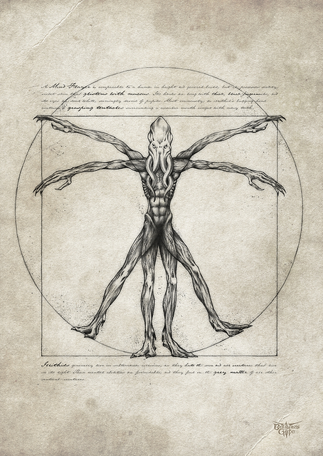 Vitruvian Mind Flayer / PLATINA