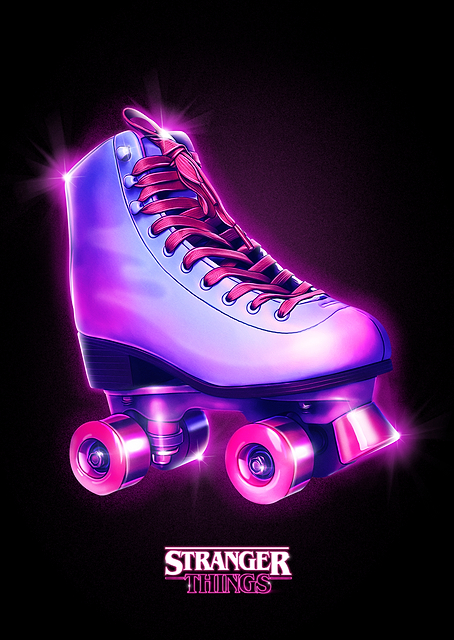 Roller Skates Black / PLATINA