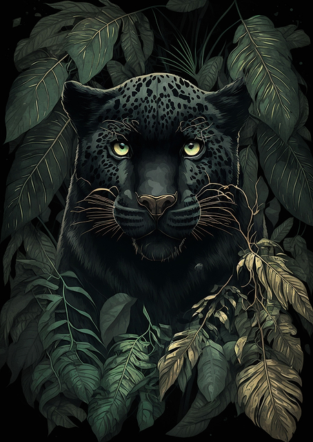 Black Panther Poster / PLATINA