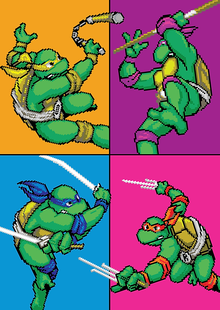 TMNT Retro Game / PLATINA