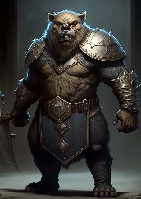 Bear warior / platina