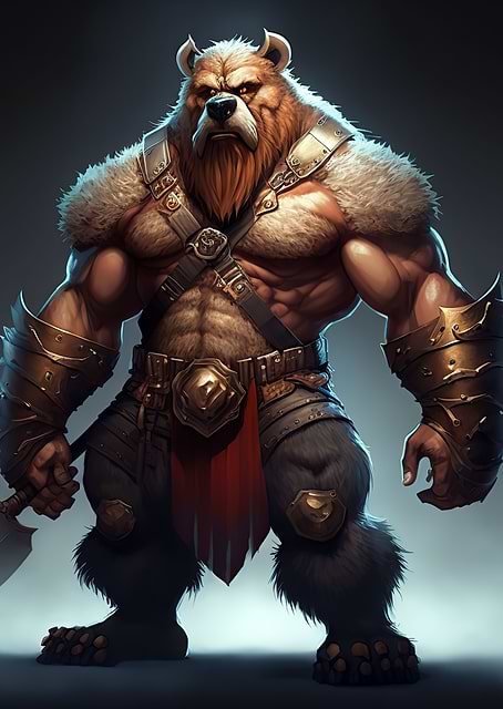 Bear warior / platina